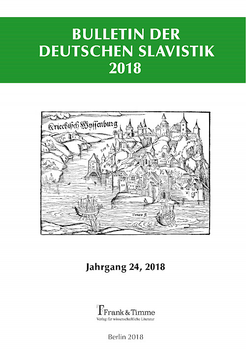 Bulletin der deutschen Slavistik 2018