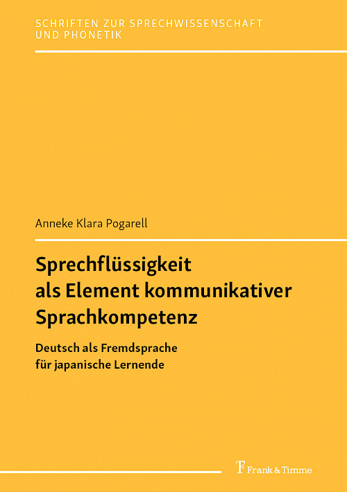 Sprechflüssigkeit als Element kommunikativer Sprachkompetenz